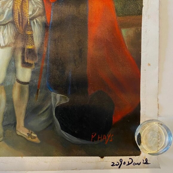 George IV, King of England, Oil Painting, Canvas, After Sir Thomas Lawrence - Picture 2 of 2